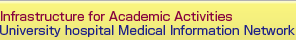 Infrastructure for Academic Activities University hospital Medical Information Network