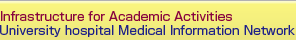 Infrastructure for Academic Activites University hospital Medical Information Network